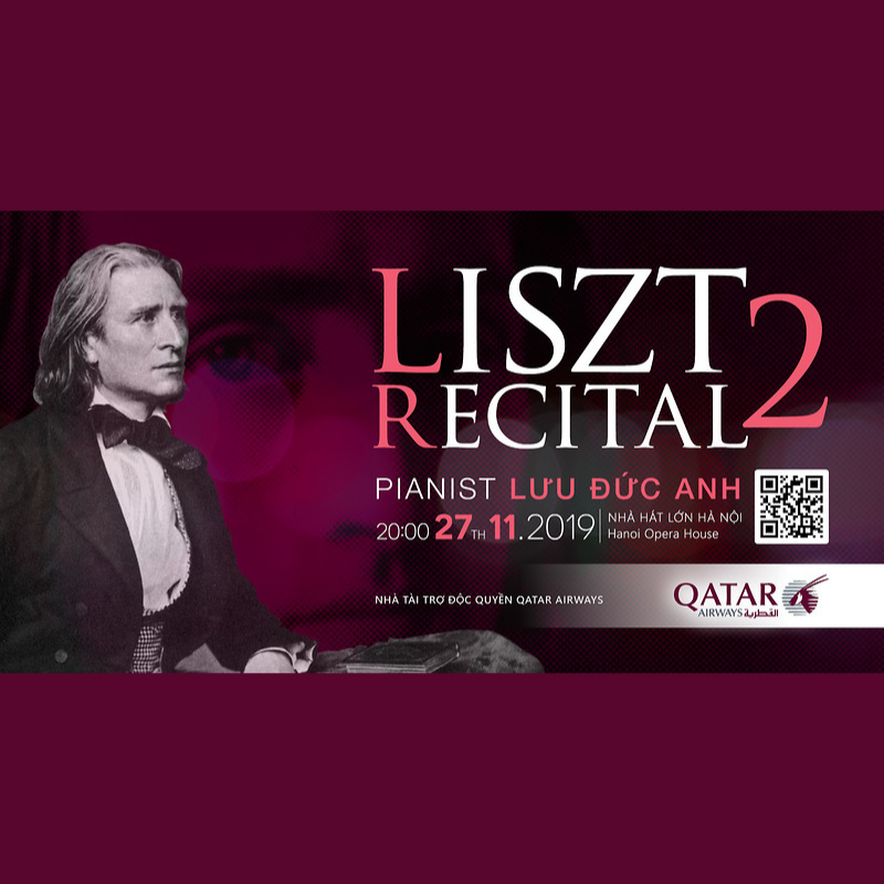 HÃNG HÀNG KHÔNG 5 SAO QATAR AIRWAYS - NHÀ TÀI TRỢ ĐỘC QUYỀN CHO CHƯƠNG TRÌNH LISZT RECITAL 2