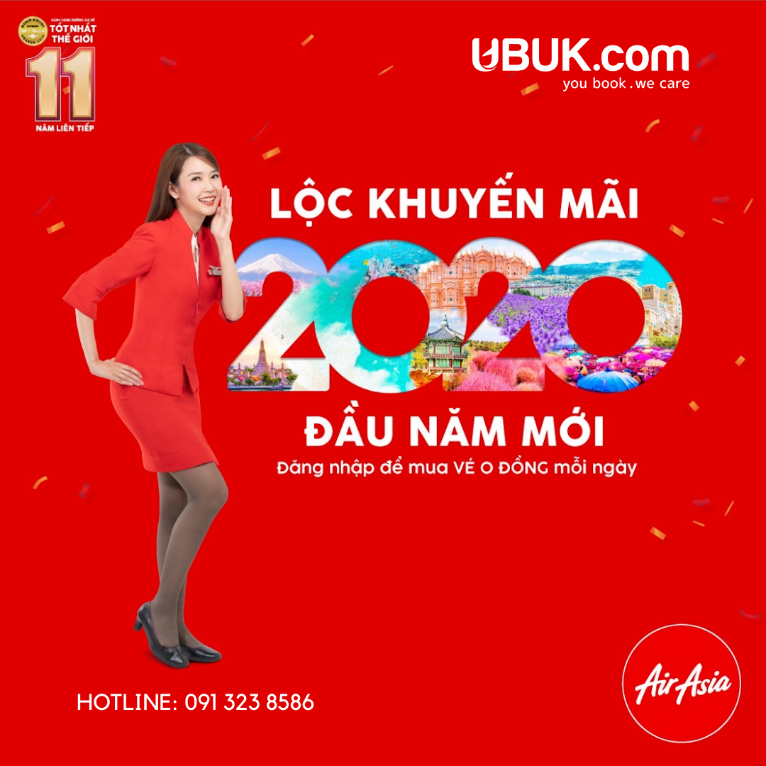 KHUYẾN MẠI CHÀO NĂM MỚI TỪ AIR ASIA