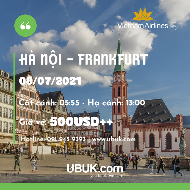 CHỈ TỪ 500USD++ CÙNG VIETNAM AIRLINES BAY NGAY FRANKFURT