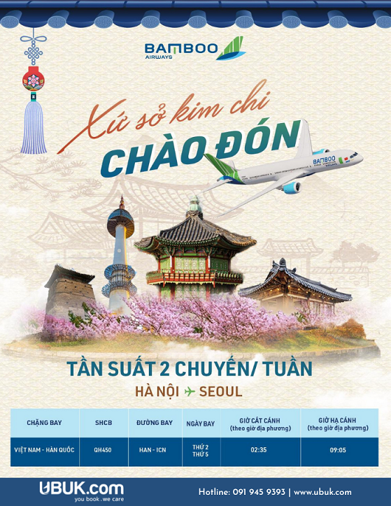 TỚI THĂM HÀN QUỐC THÁNG 4, BẠN ĐÃ CÓ VÉ BAY CHƯA?