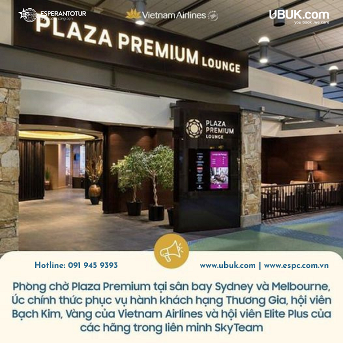 PHÒNG CHỜ PLAZA PREMIUM TẠI SÂN BAY SYDNEY VÀ SÂN BAY MELBOURNE, ÚC CHÍNH THỨC PHỤC VỤ KHÁCH HÀNG