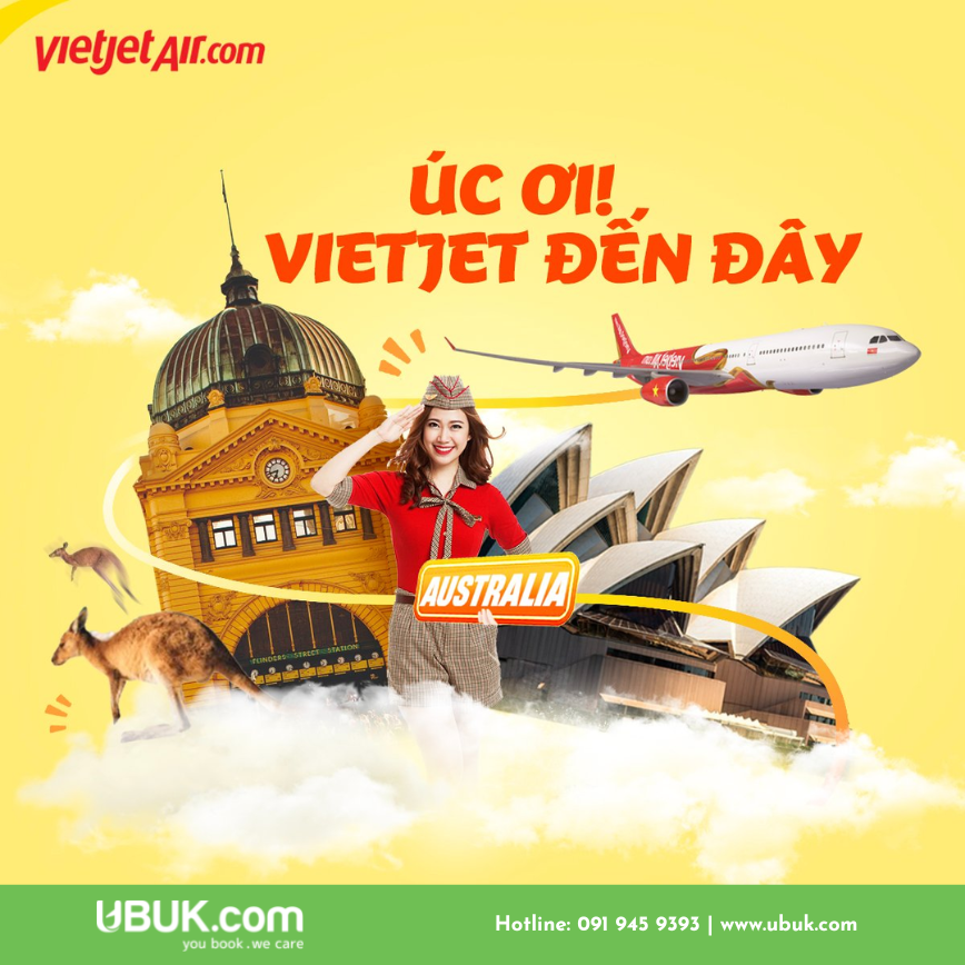 ÚC ƠI! VIETJET TỚI ĐÂY!