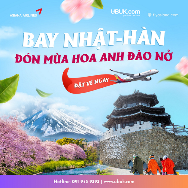 VI VU HÀN - NHẬT NGẮM MÙA HOA ANH ĐÀO NỞ