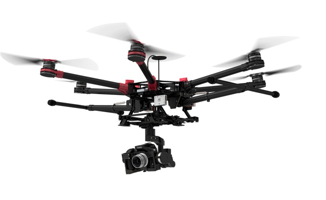 Drones DJI S900 + HDSLR Sony Nex 5N | Kamera Udara