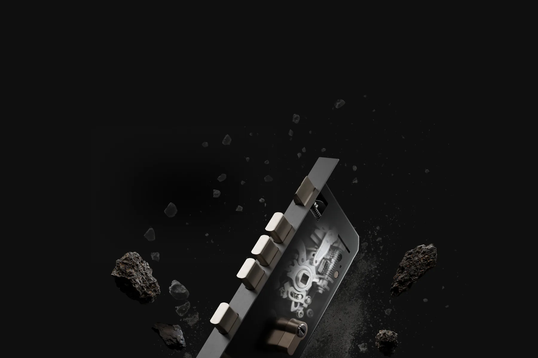 Native Lock Pro: Steel mortise.