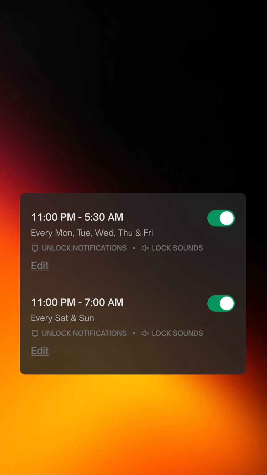 Native Lock Ultra: App · do not disturb.