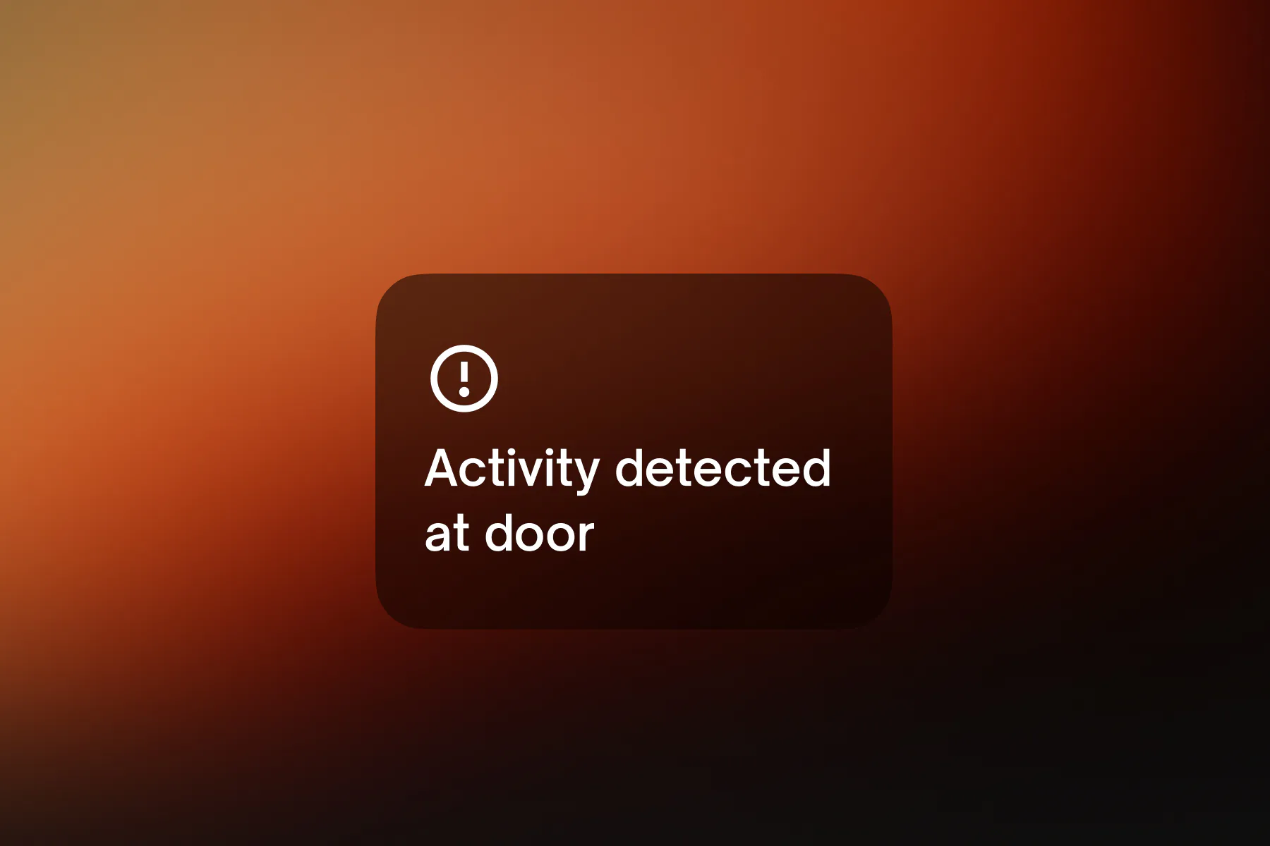 Native Lock Ultra: Activity detected.