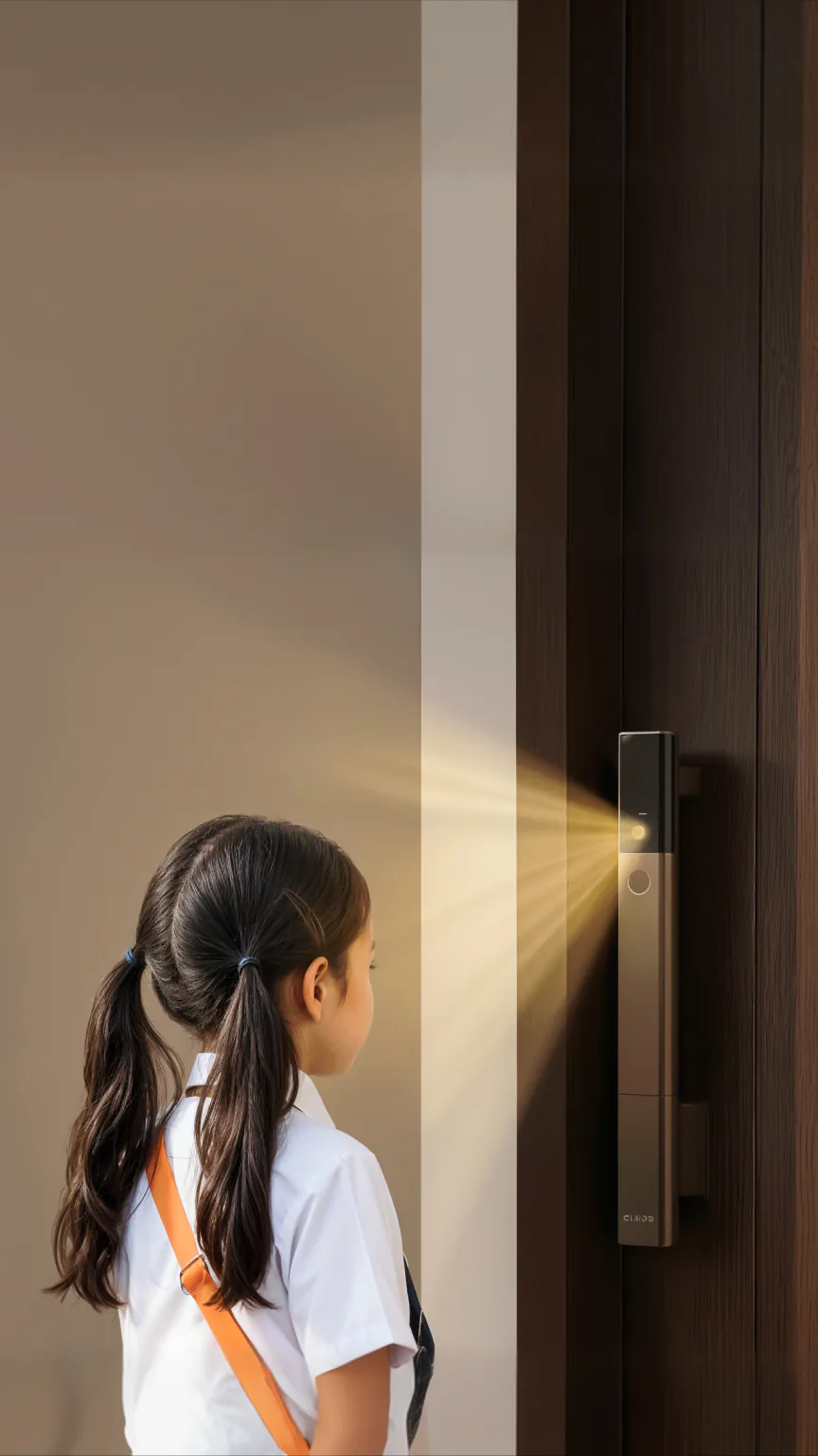 Native Lock Ultra: Child at door.