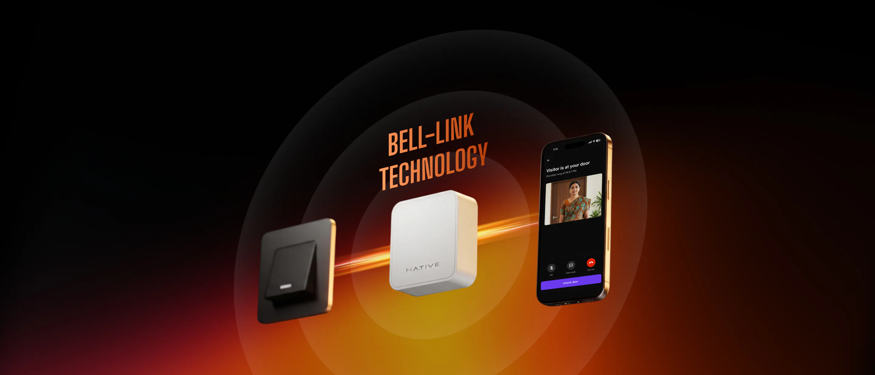 Native Lock Ultra: Doorbell module + lock.