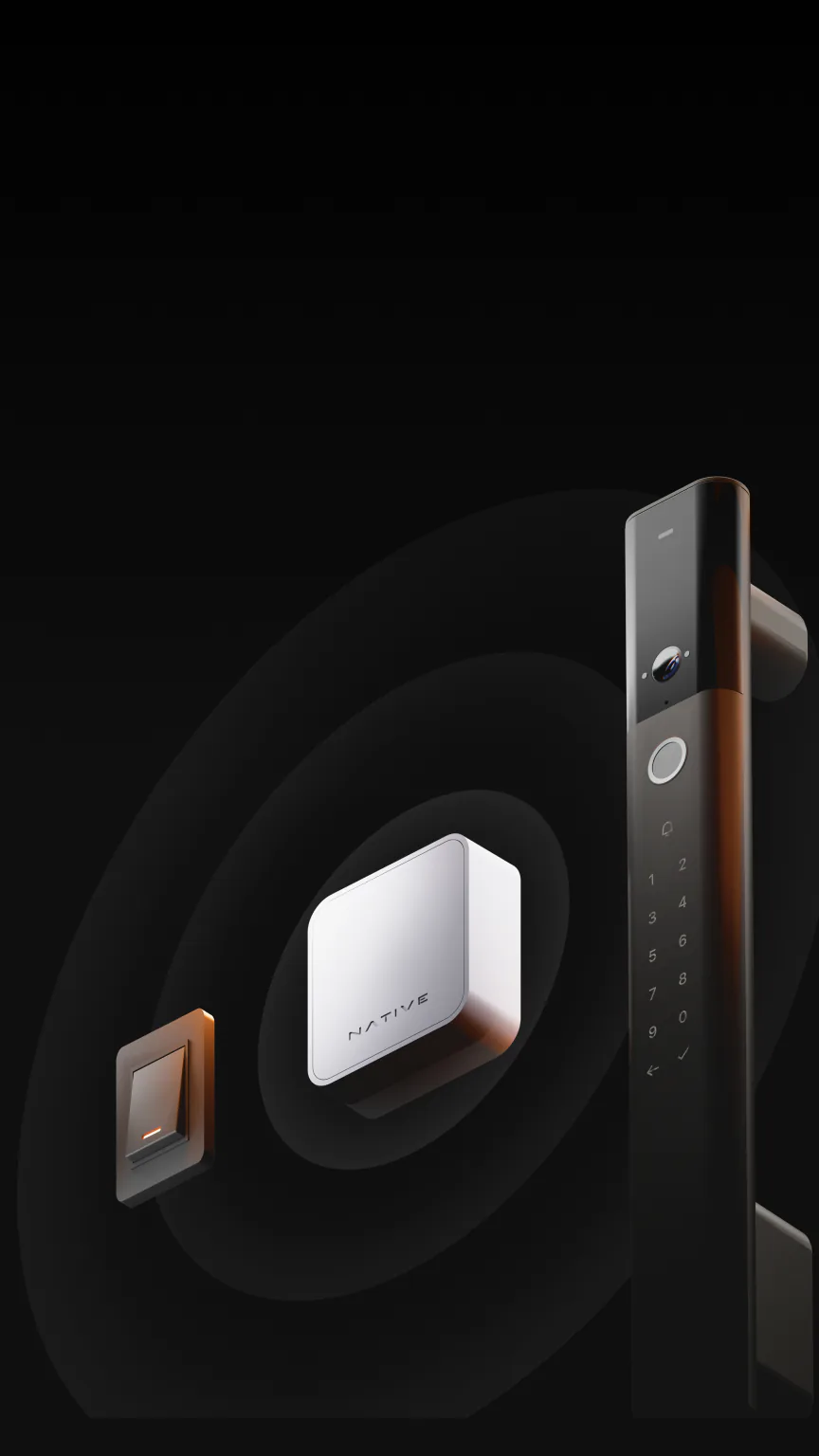 Native Lock Ultra: Doorbell module.