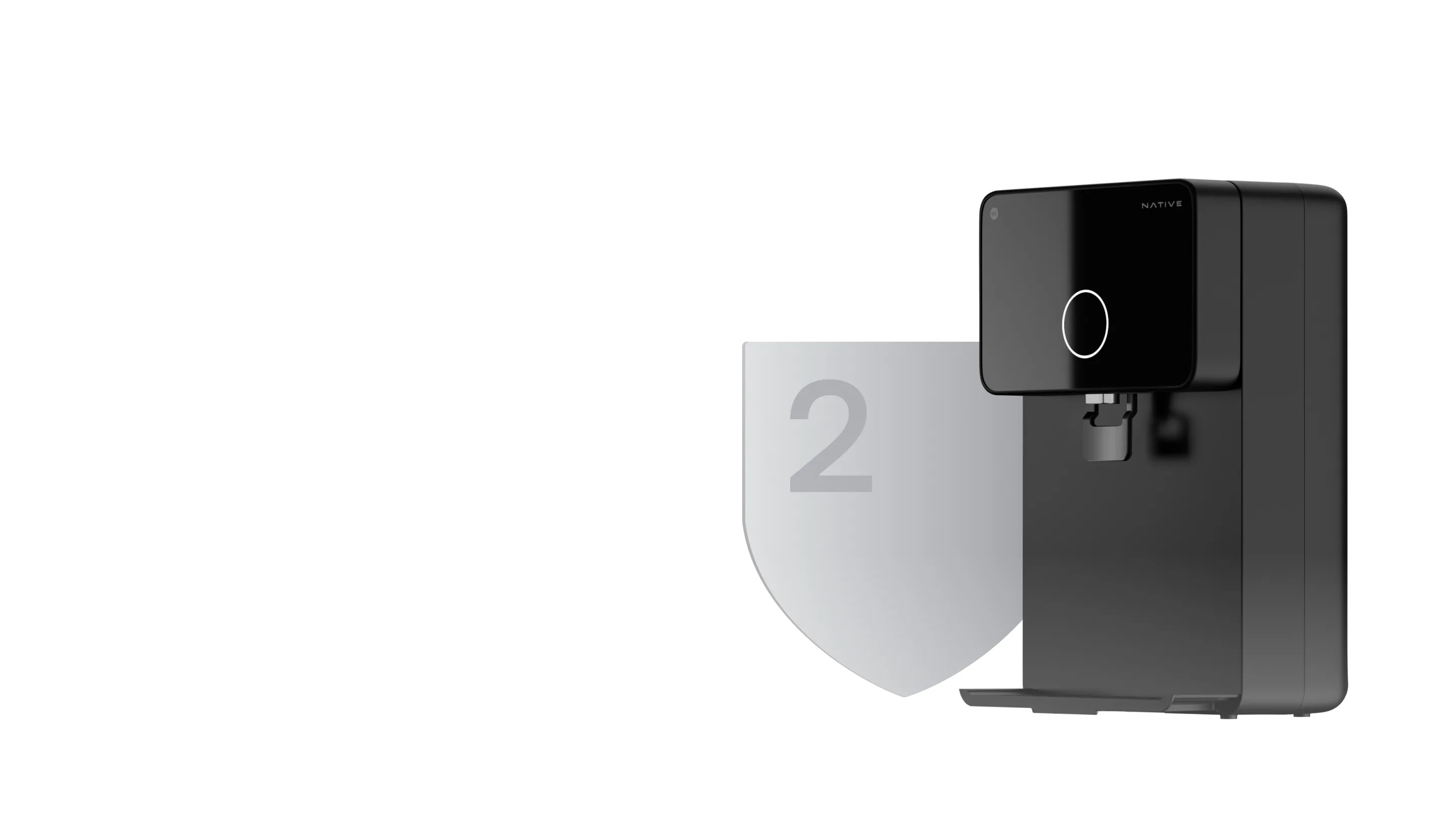 Native M1 Pro in front of a shield, for its 2-year unconditional warranty.