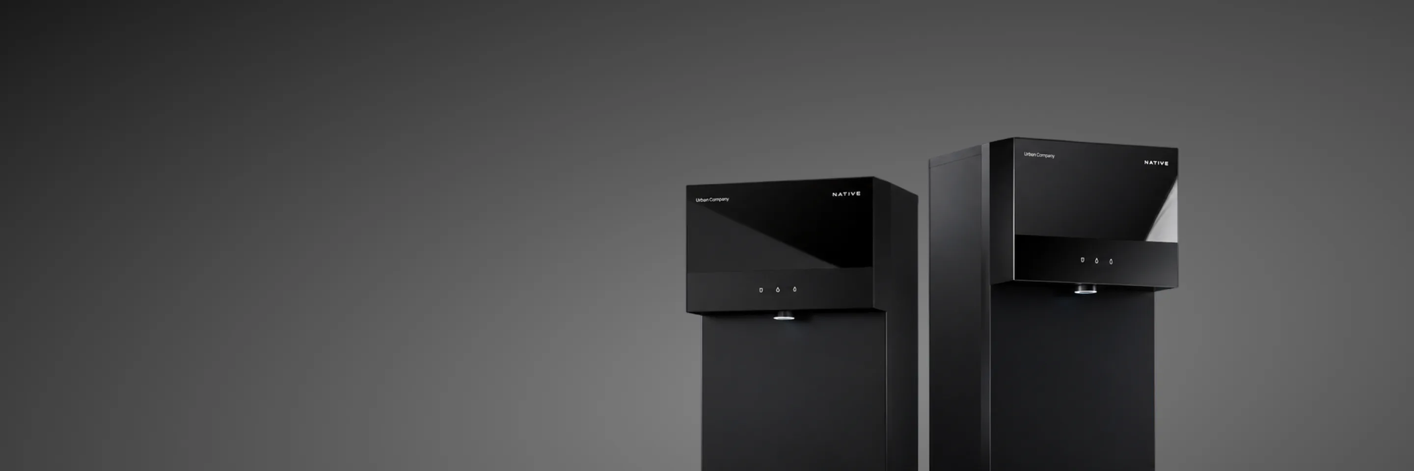 Native M3 and Native M3 Pro side by side on a grey background.