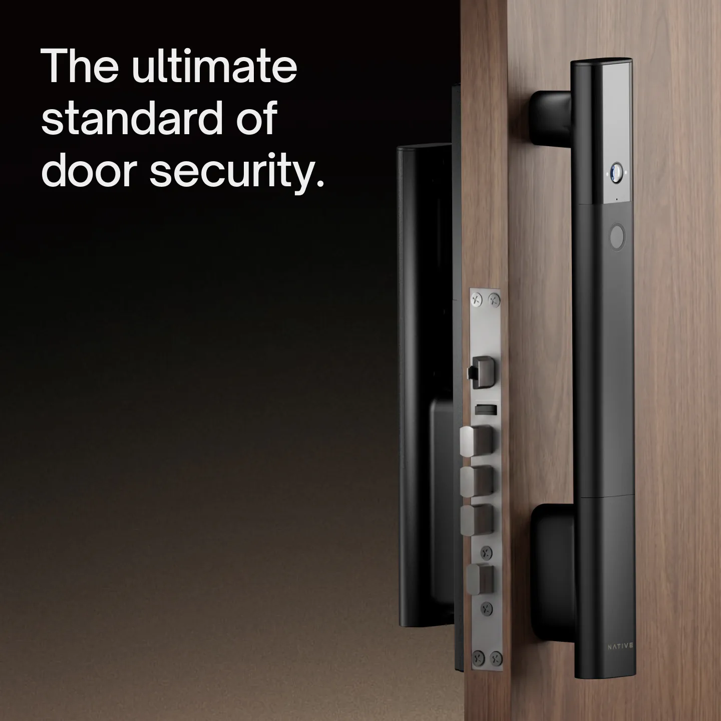 Native Lock Ultra: the ultimate standard of door security, with its reinforced steel mortise.