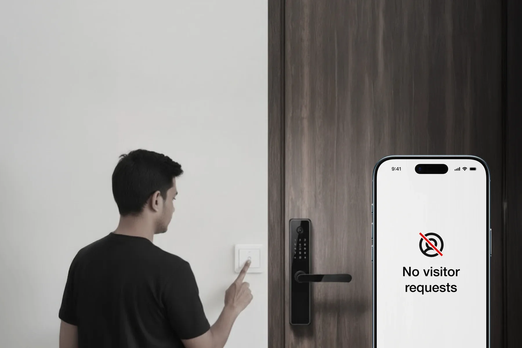 Native Lock Pro: No visitor requests.