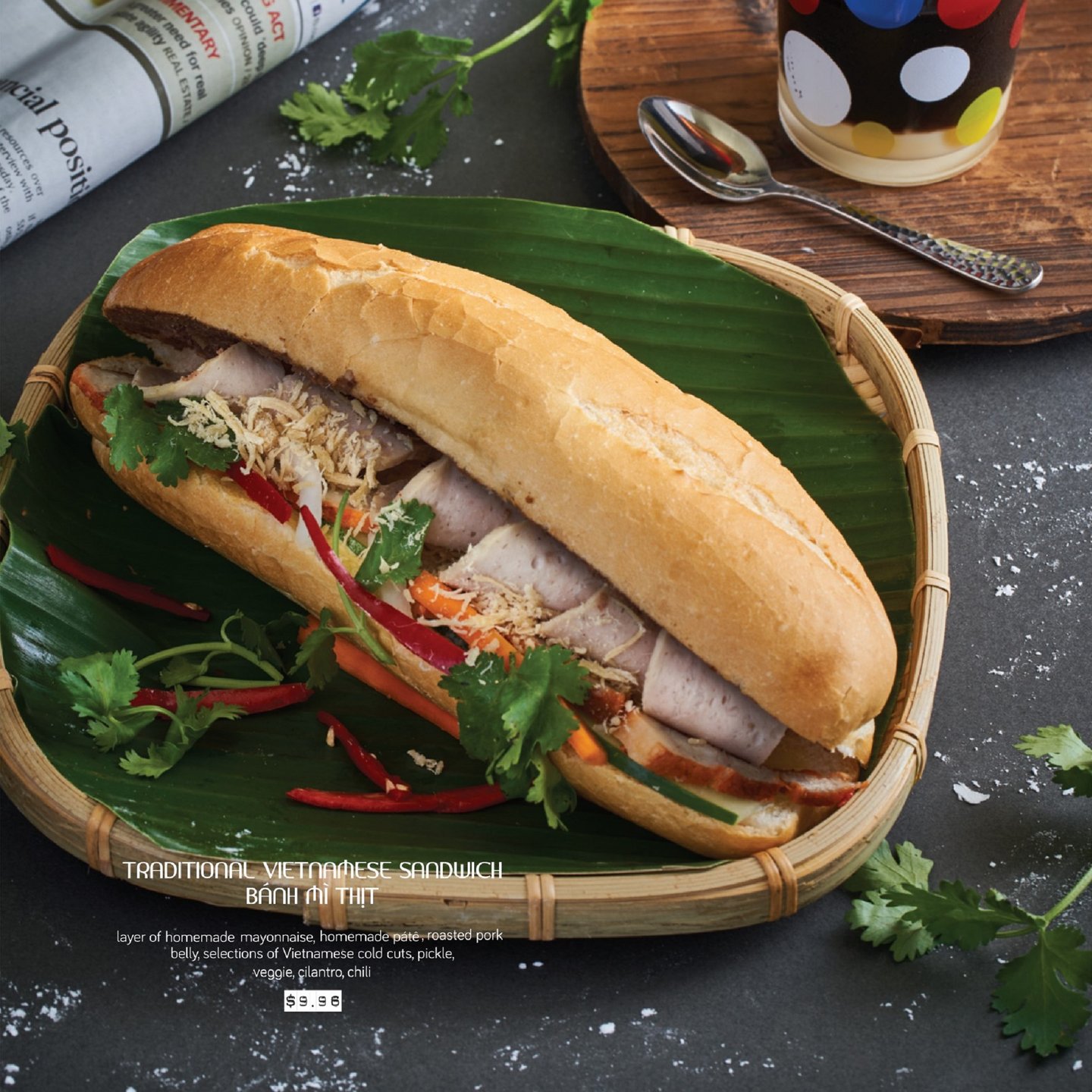 Roasted Pork Pulled Pork Banh Mi Pork Belly Vietnamese Sandwich