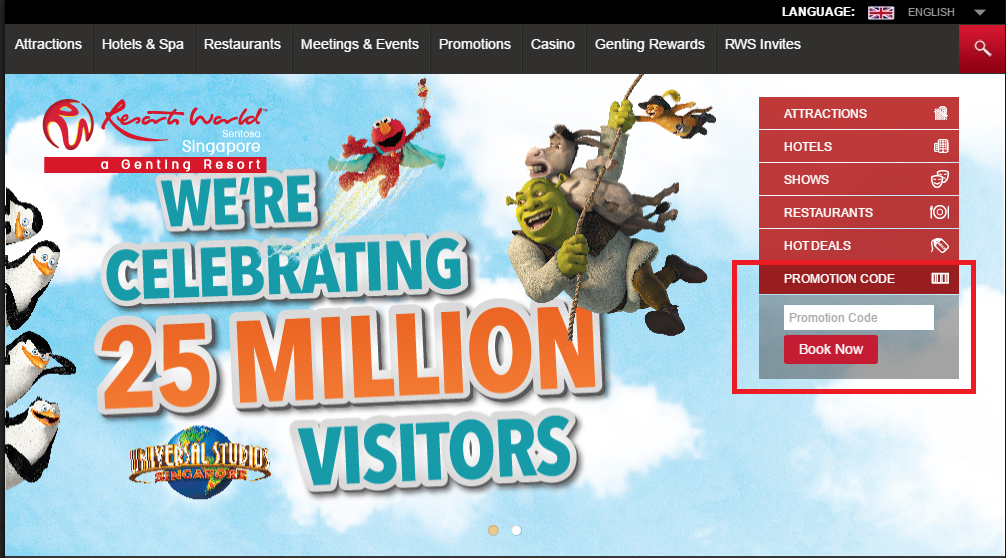 How to use a Resorts World Sentosa Promo Code