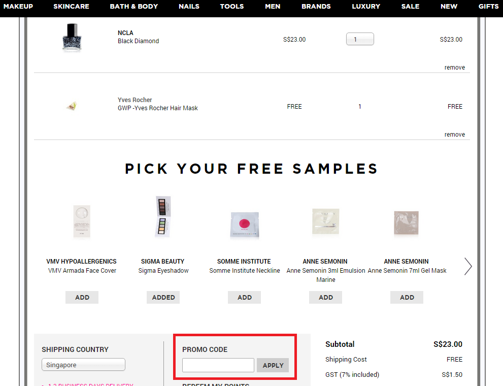 How to use a Luxola coupon