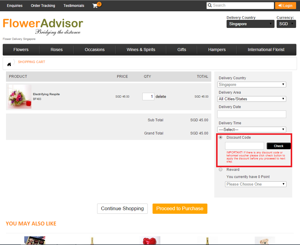 How to use a Flower Advisor Promo Code