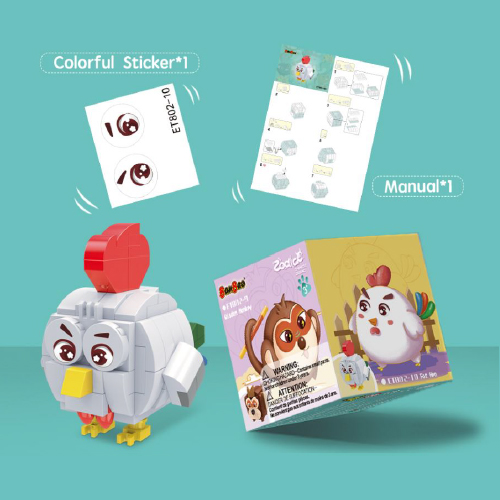 BanBao 92Pcs Bricks Building Blocks Fat Hen