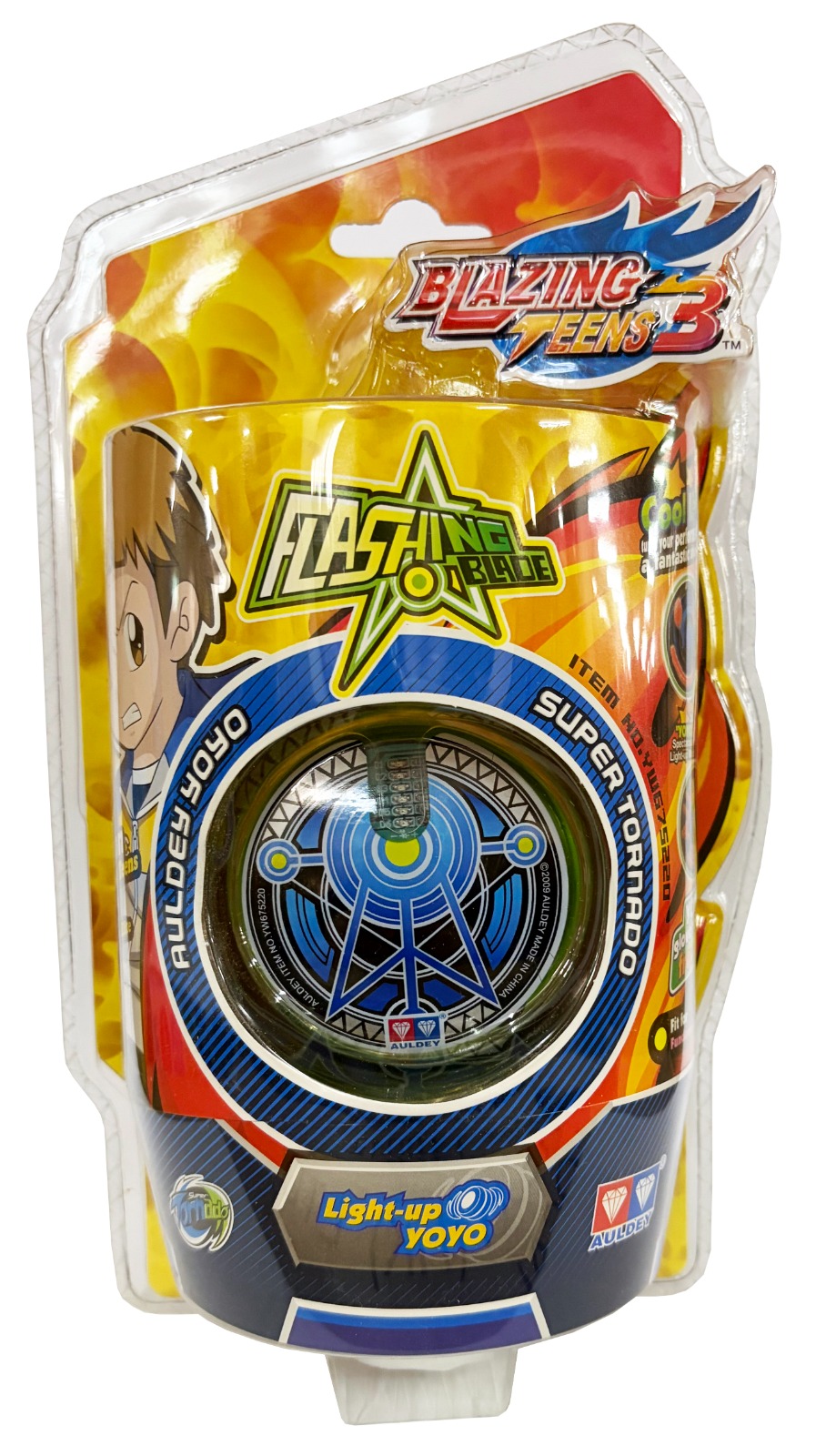Auldey Blazing Teens Flashing Blade Yoyo Light Up Yoyo