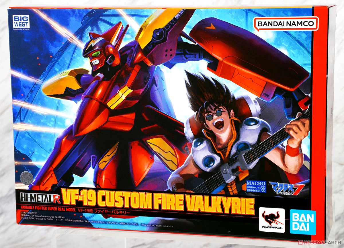 Bandai HI-METAL R VF-19 Kai Fire Valkyrie "Macross 7"