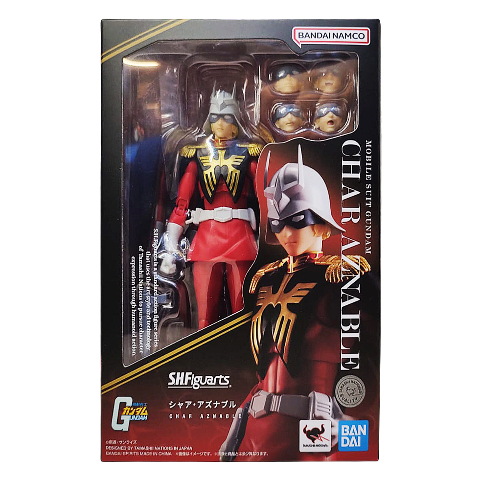 Bandai S.H.Figuarts SHF Char Aznable (Mobile Suit Gundam)