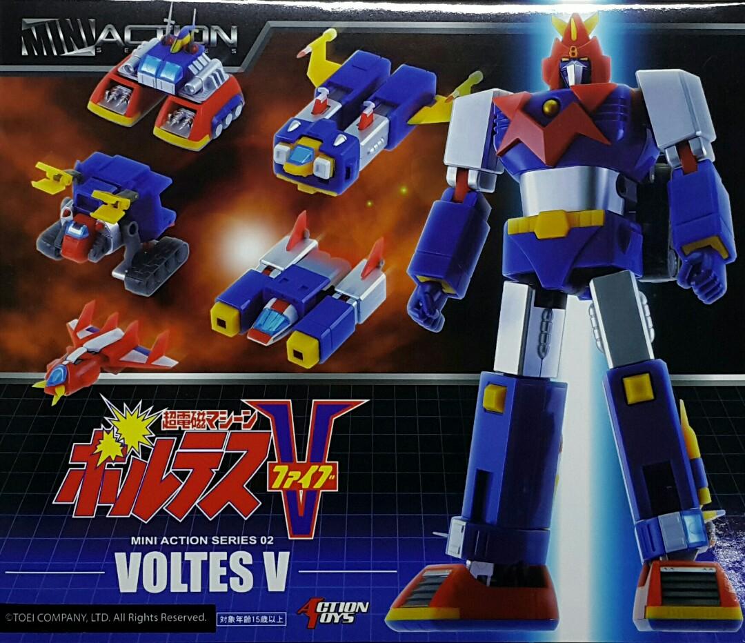 Action Toys Super Electromagnetic Machine Voltes V Mini Action Figure