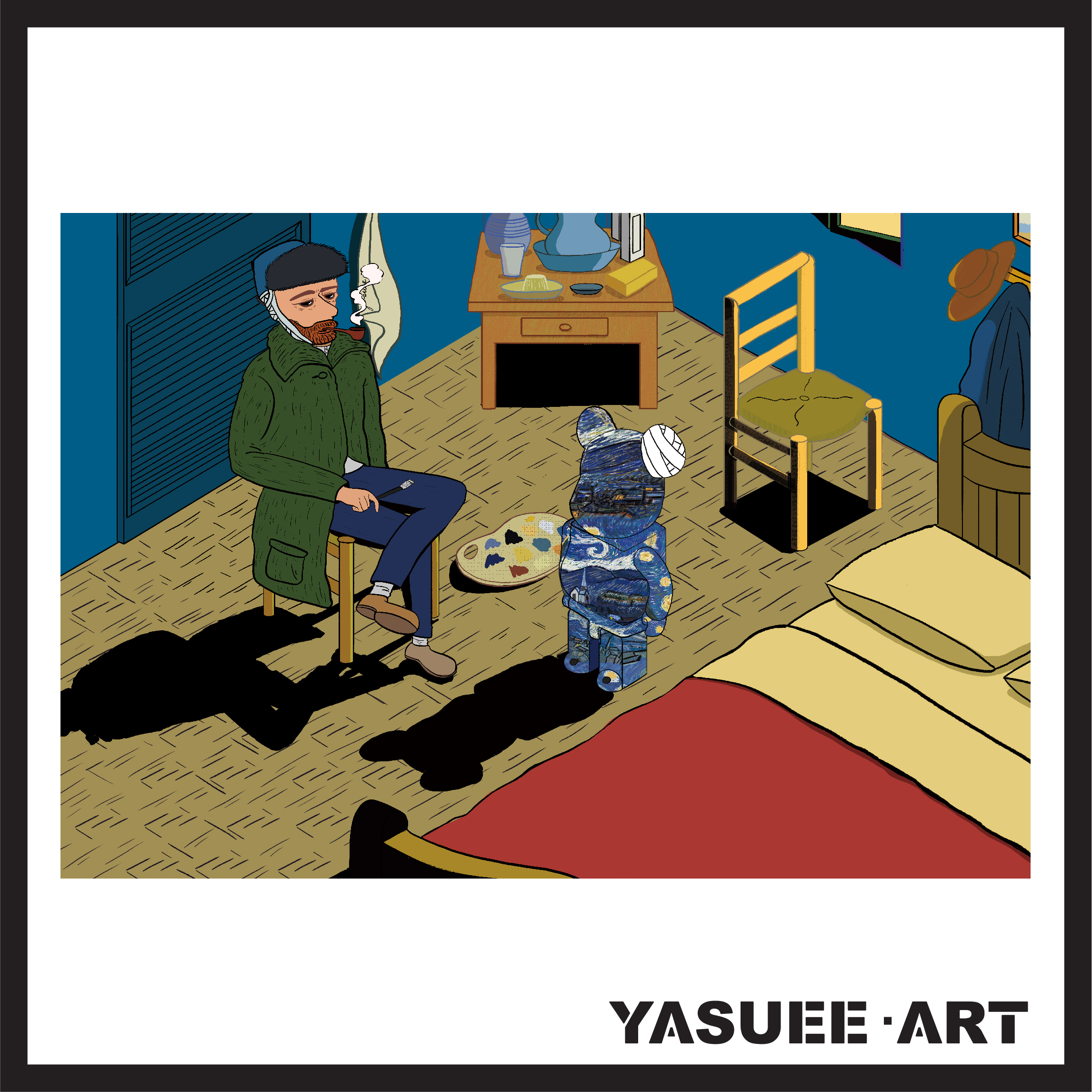 Yasuee Art x 缺陷之藝術 畫作 297 x 420 mm