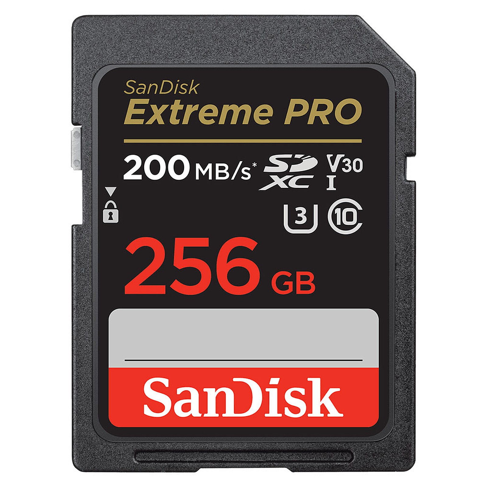 SanDisk Extreme Pro 256GB SDXC SD Card 200MB/s Class 10 SDSDXXD-256G-GN4IN
