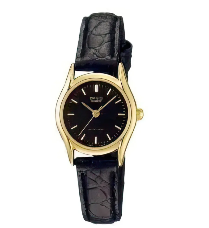 Casio LTP-1094Q-1A Women's Watch - Classic Black Dial with Elegant Design