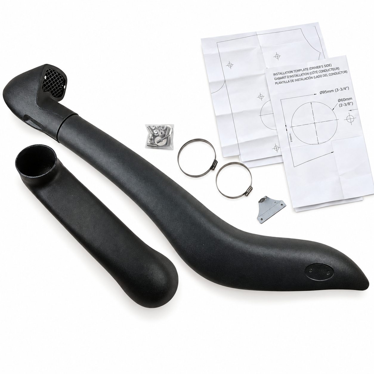 Snorkel Kit Air Intake for Toyota Hilux VIGO KUN36 2.5L 3.0L 1KD 2KD 1GR 2005-14