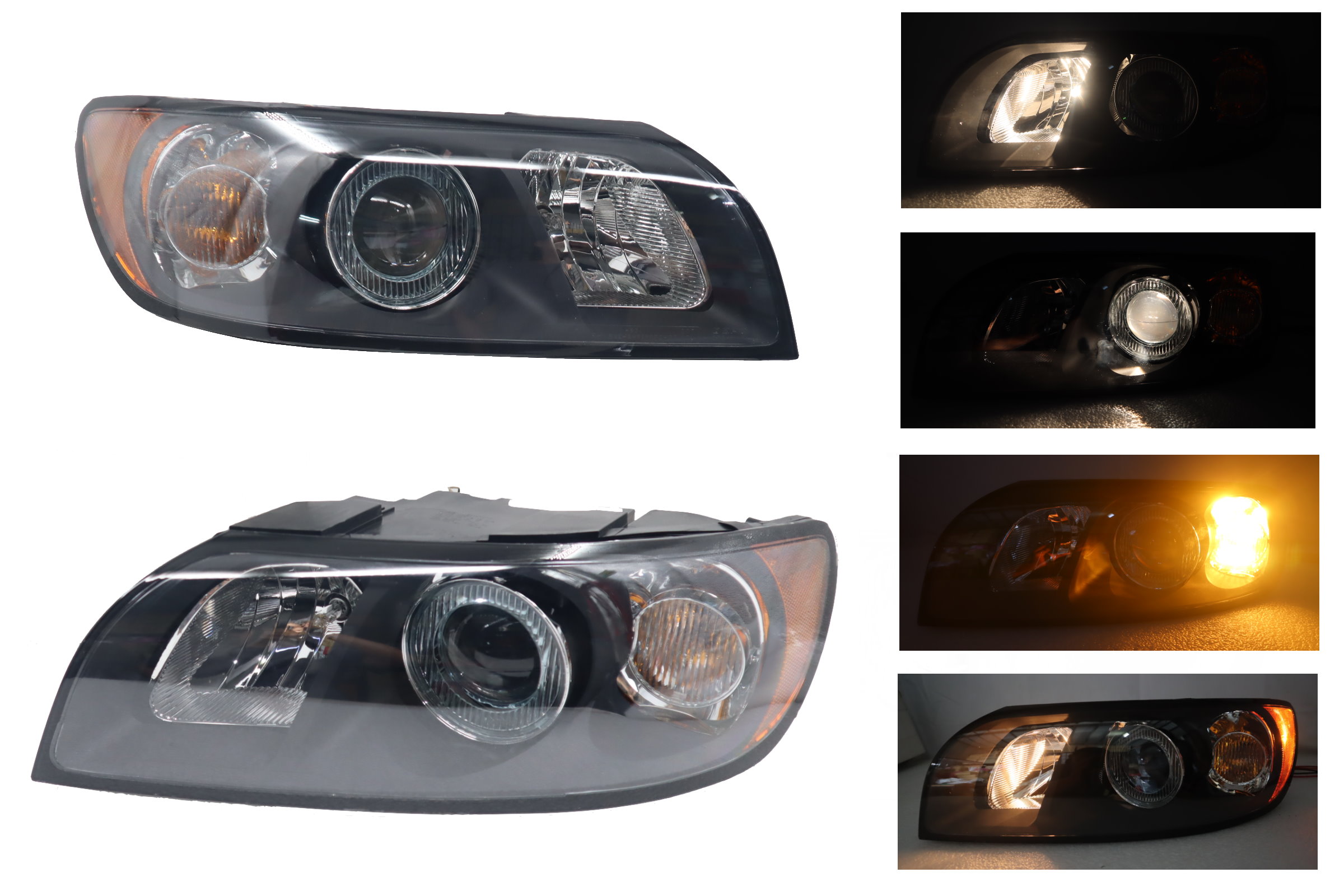 For 2004-2007 Volvo S40 V50 Headlight Halogen Set Driver and