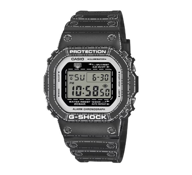 Casio DW-5600RGM-1 G-Shock Men Black Digital Sports Wristwatch Watch Genuine