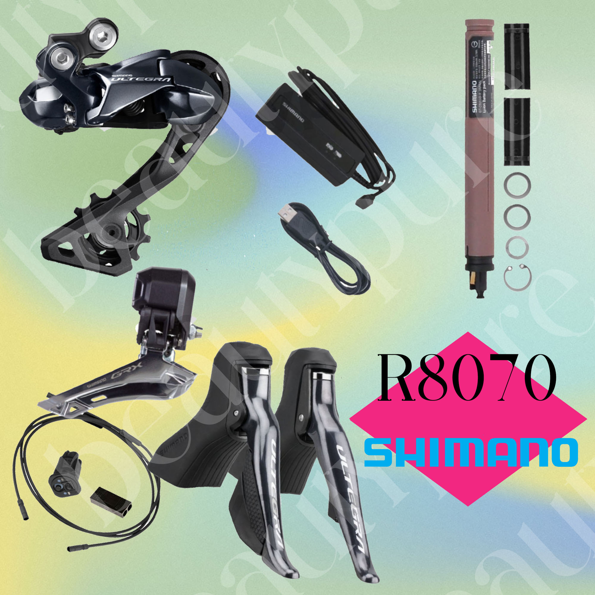 NEW Shimano Ultegra R8050 R8070 Di2 w/GRX FD-RX815 & w/o Calipers