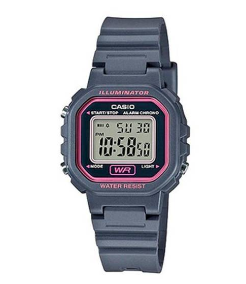 Casio LA-20WH-8A Watch - Modern Digital Timepiece with Sleek Gray Finish