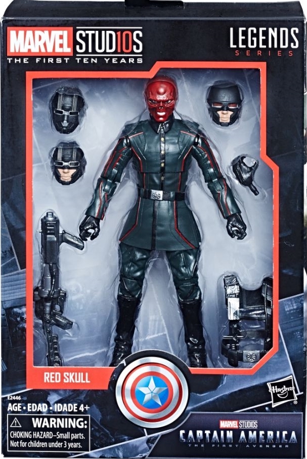 Hasbro Marvel Legends 10th The First Ten Years Red Skull ANV 2 Captain America