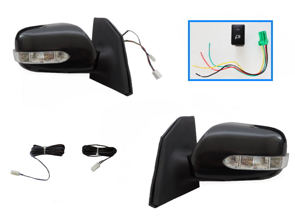 Power Fold LED Signal Side Mirror ALTIS For 2003-04-05-06-07