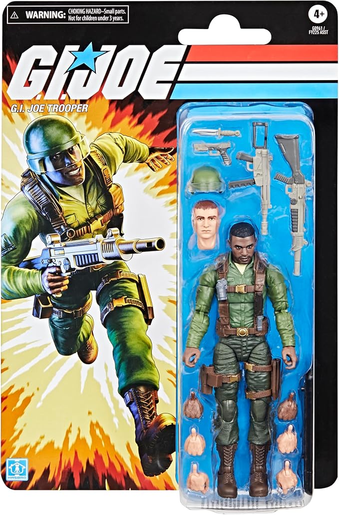 G.I. Joe Classified Series: Retro Cardback G.I. Joe Trooper Action Figure NEW