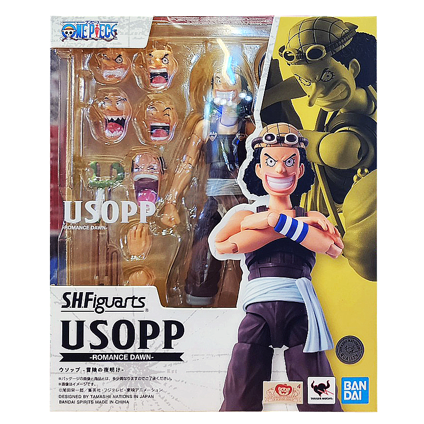 Bandai S.H.Figuarts Action Figure Usopp -ROMANCE DAWN- (One Piece)