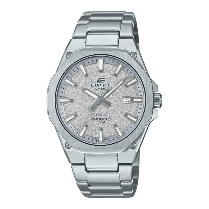 Casio EFR-S108DE-8A Edifice Men Grey Analog Dress Wristwatch Watch Genuine