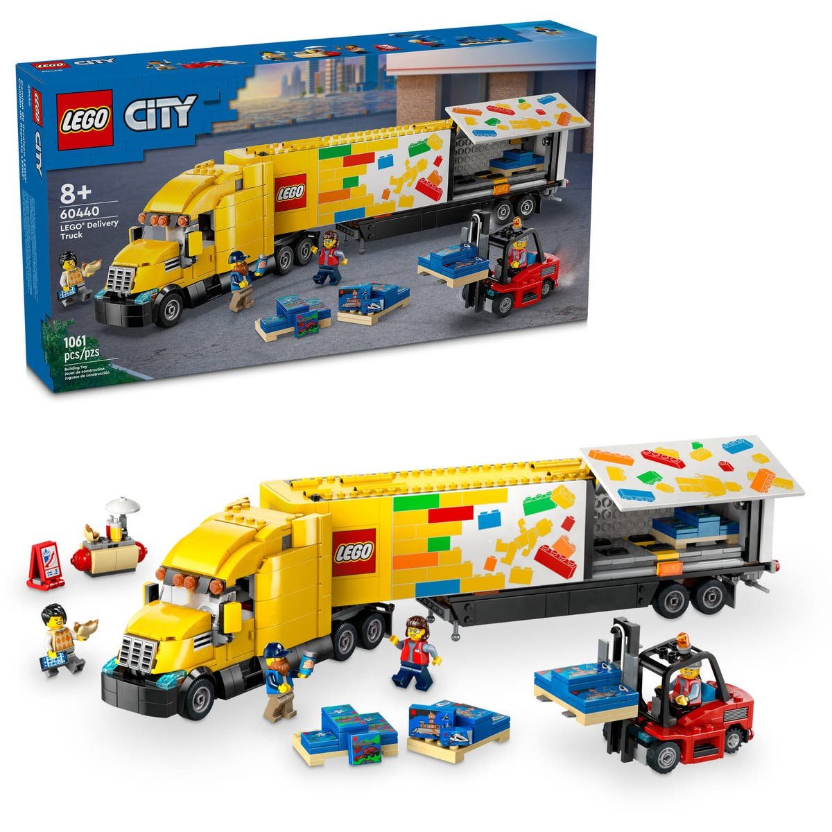 LEGO City Series 60440 Yellow Delivery Truck