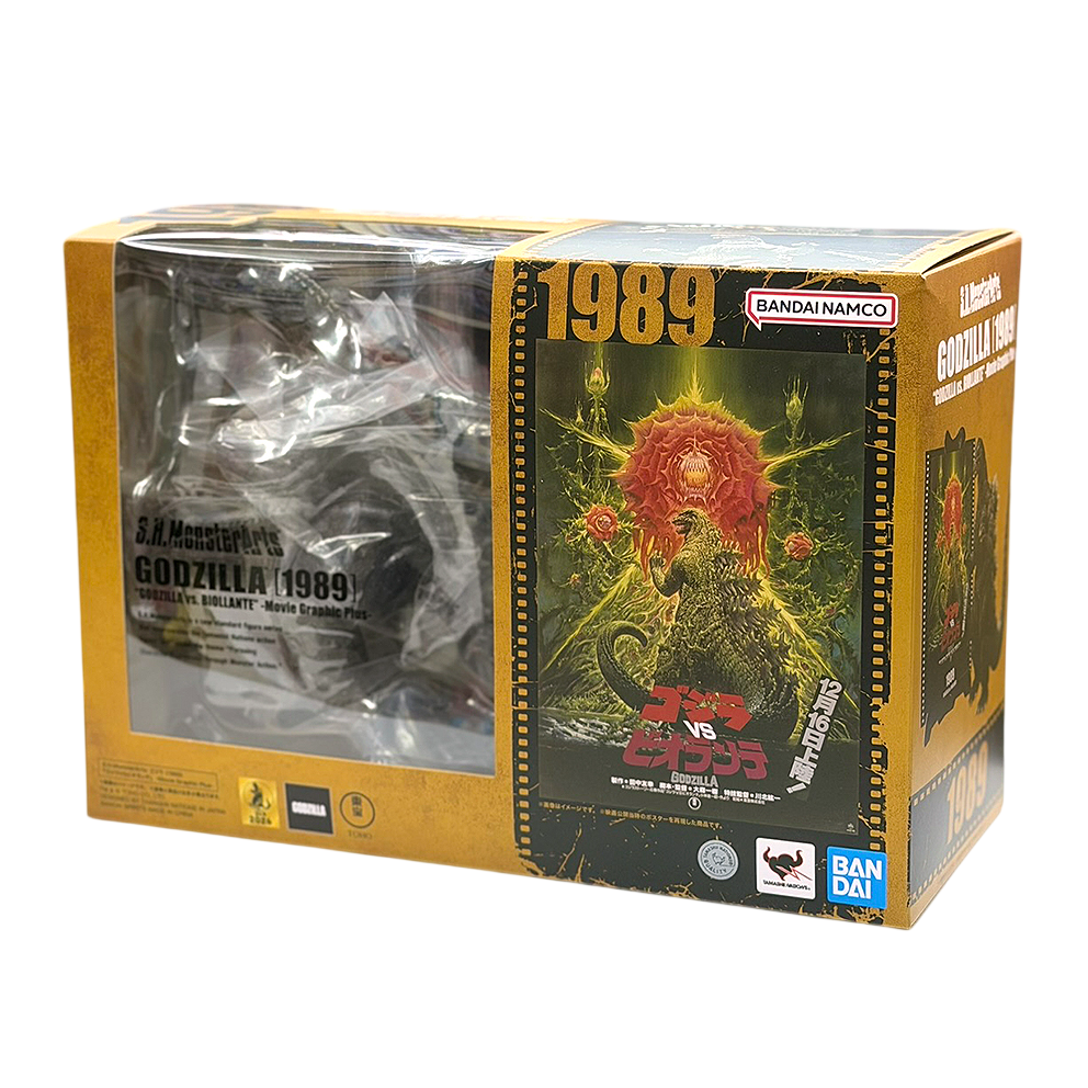 Bandai S.H.MonsterArts Action Figure Godzilla (1989) -Movie Graphic Plus- (Godzilla Vs. Biollante)