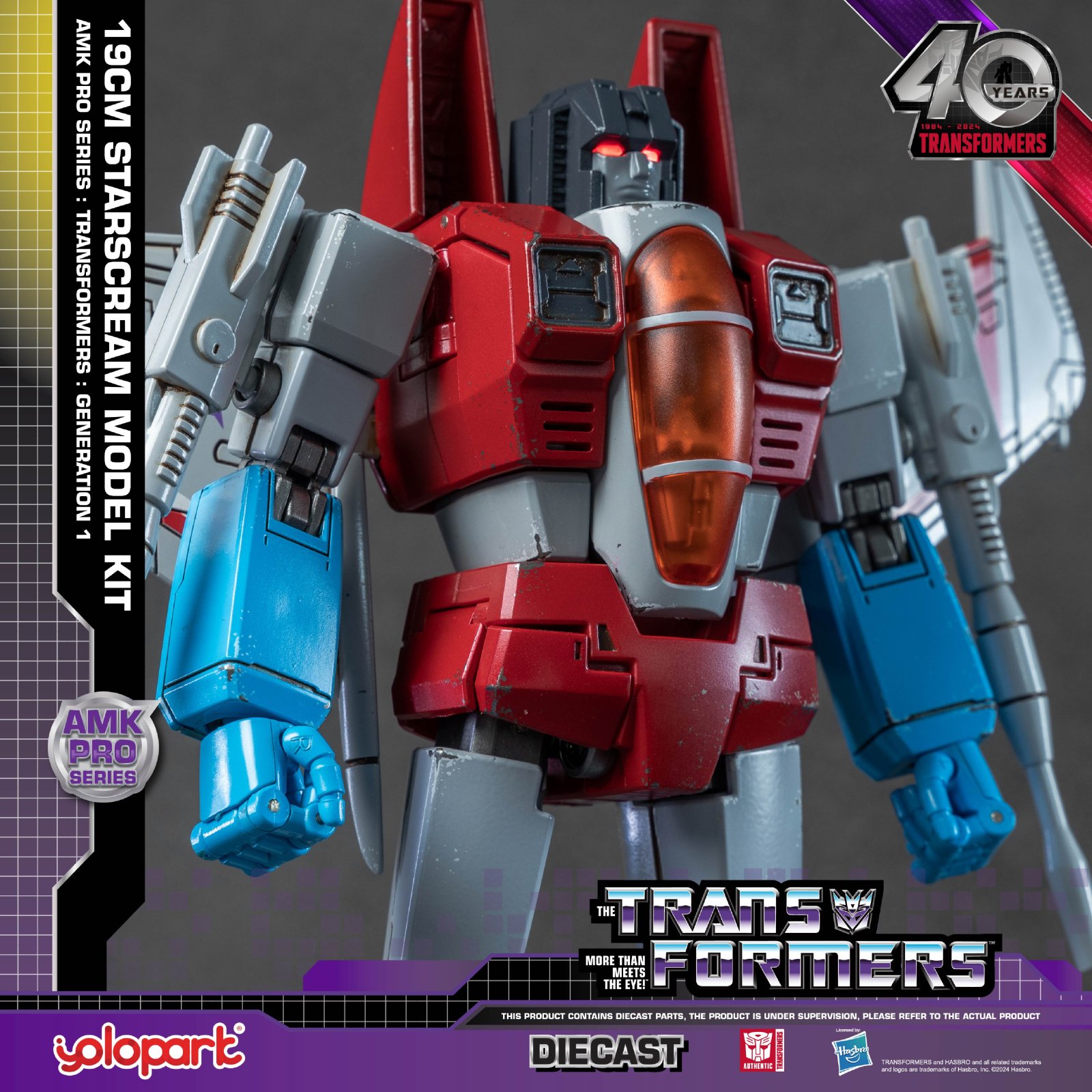 Yolopark AMK PRO G1 Series Transformers Starscream Model Kit