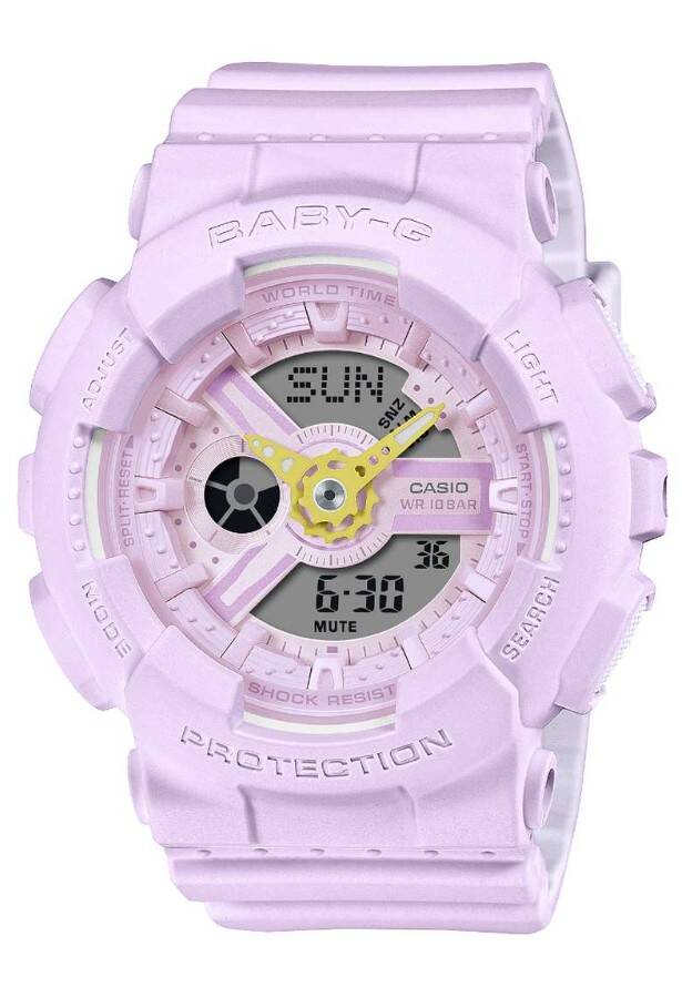 Casio BA-110AH-6A Baby-G Women Analog Digital Sports Wristwatch Watch Genuine