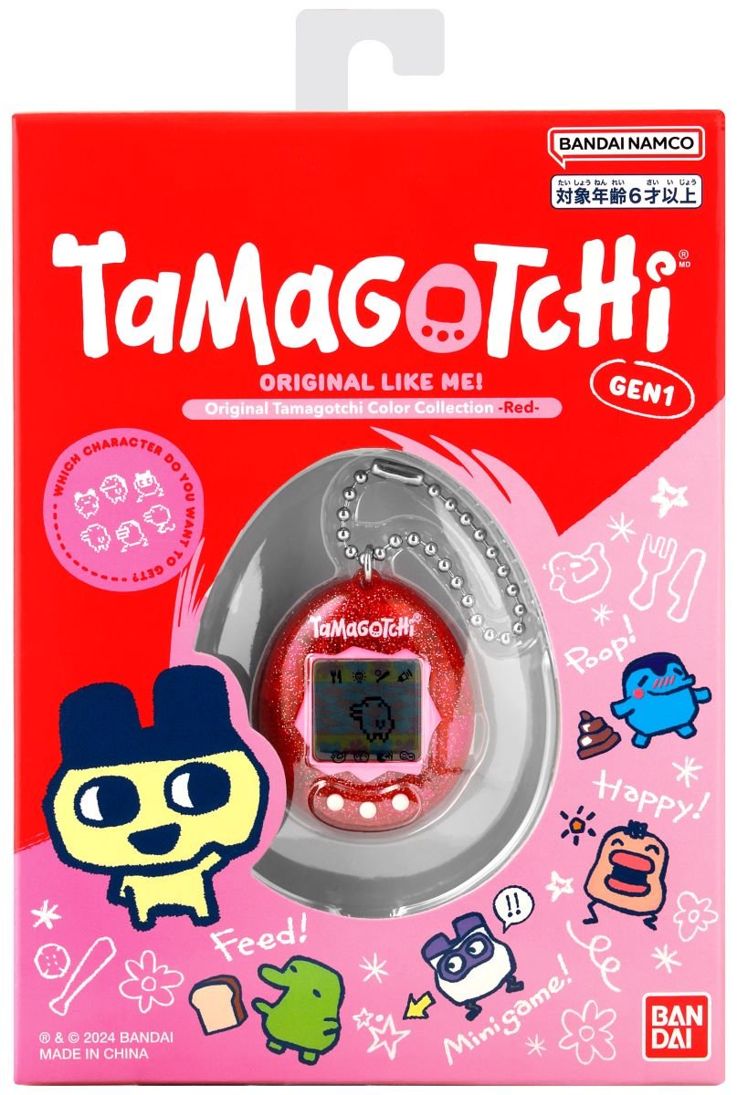 Bandai Tamagotchi The Original Color Collection - Red