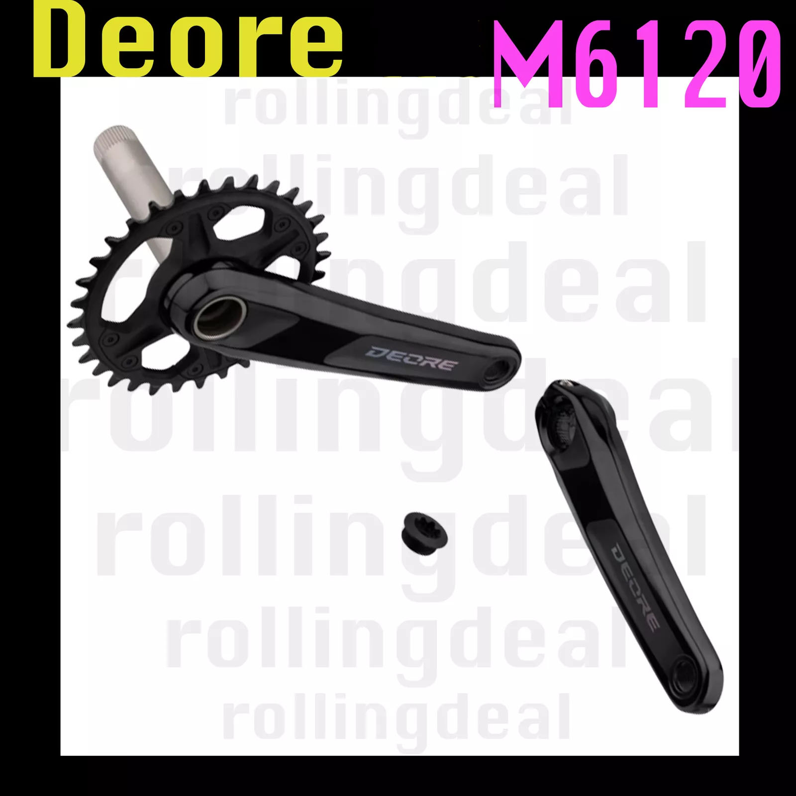 Shimano Deore M6100 12 Spd Groupset w/ FC-M6120 Trail & Enduro