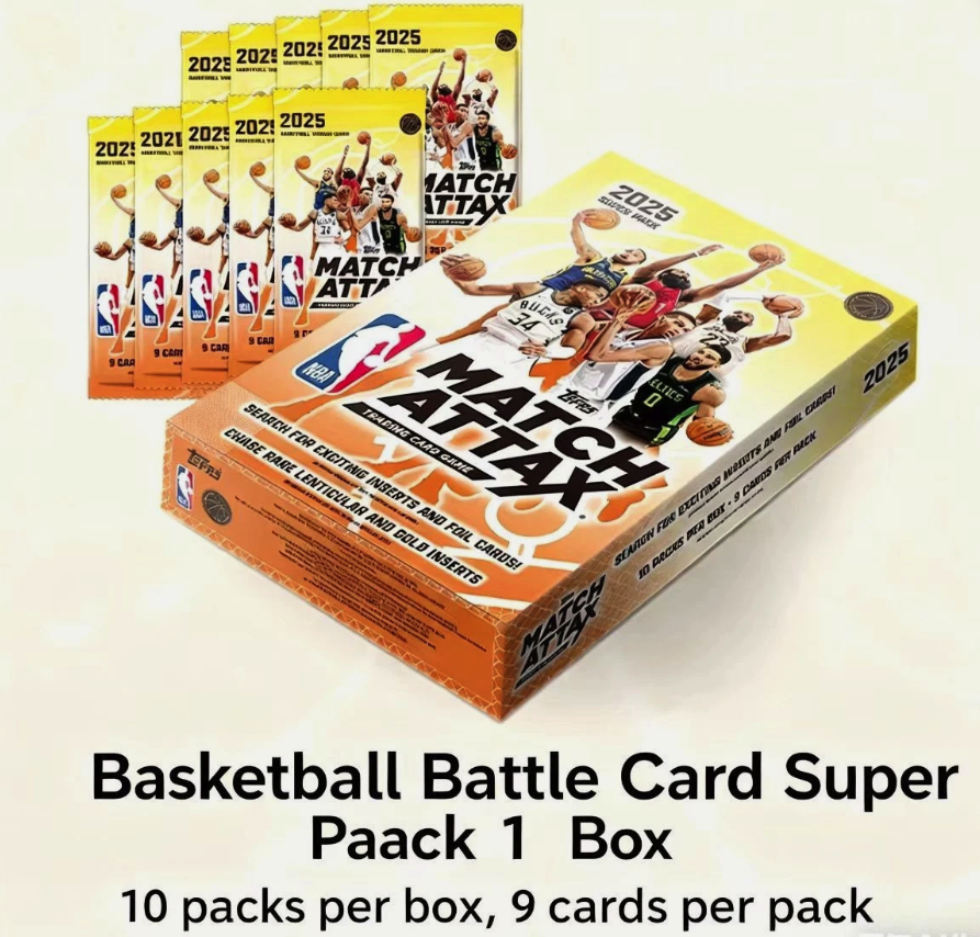 KAYOU 2025-26 Topps NBA MATCH Super PACK Sealed Box Cooper Flagg RC (90 Cards)