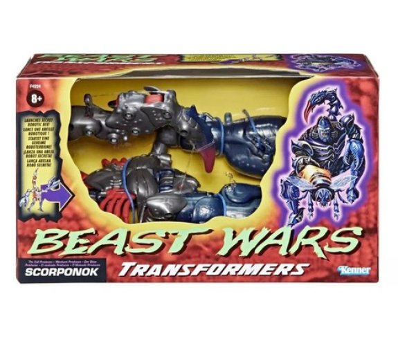 HASBRO TRANSFORMERS VINTAGE BEAST WARS SCORPONOK REISSUE ACTION FIGURE