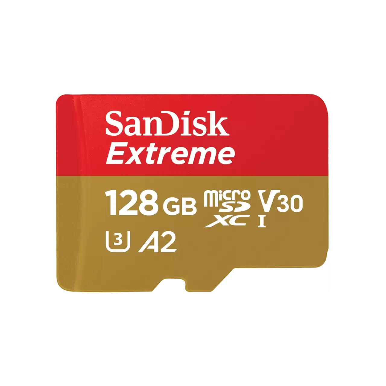 SanDisk Extreme 128GB microSDXC Class 10 U3 A2 V30 up to 190MB/s SDSQXAA-128G-GN6MN