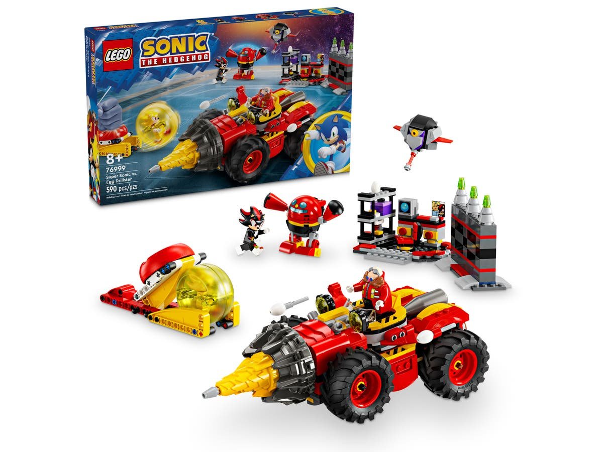 LEGO Sonic Series 76999 Super Sonic vs. Egg Drillster